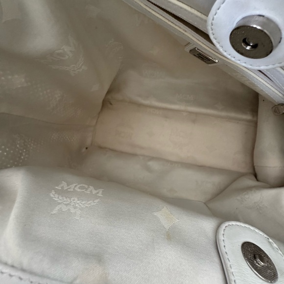 Vintage MCM Structured Drawstring Satchel - Picture 11 of 15